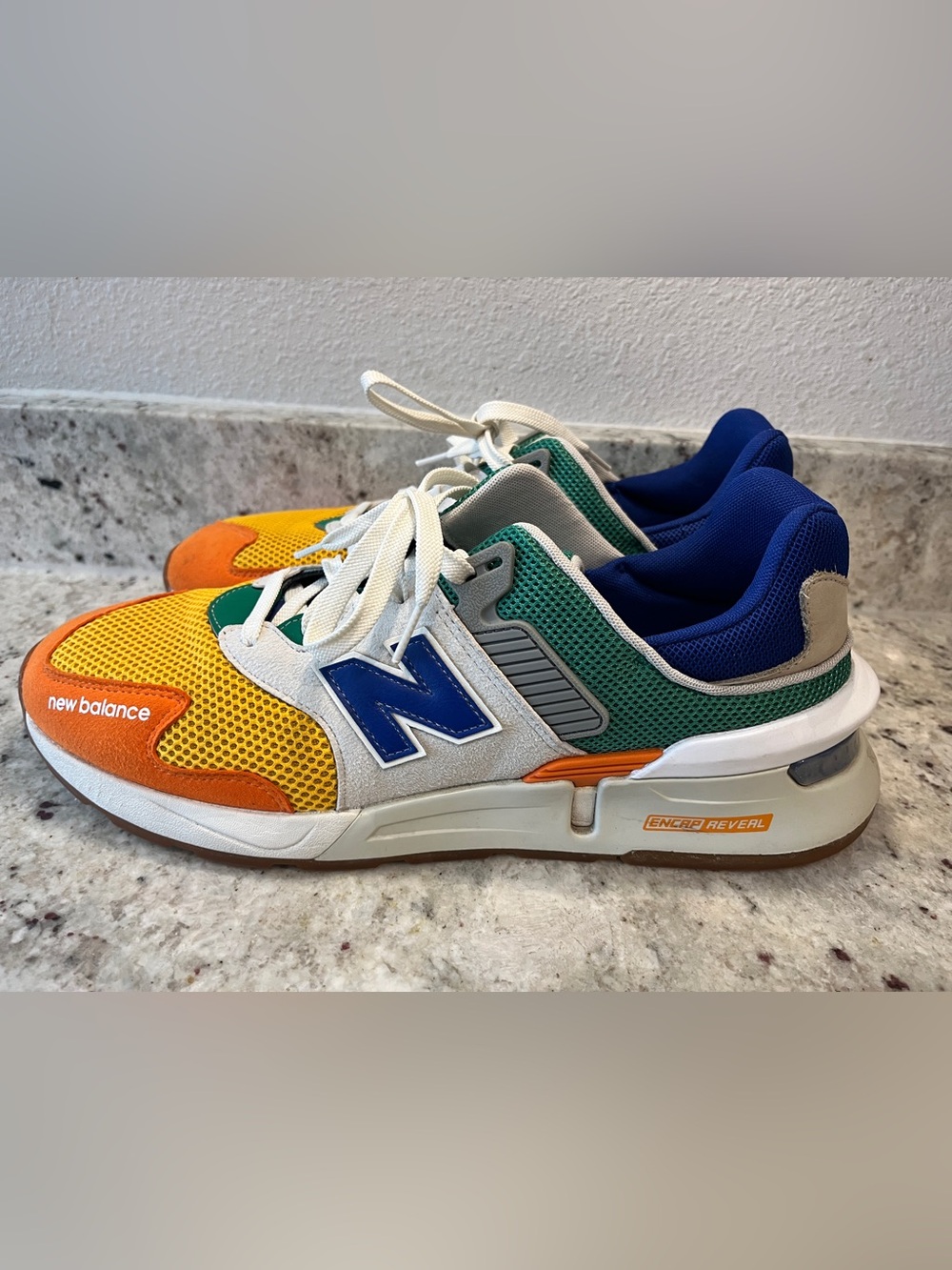 Men’s size 13 New Balance 997’s Multi Color MS997JHX x Houston Astros Stance